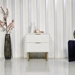 Modern Geometric Side Cabinet